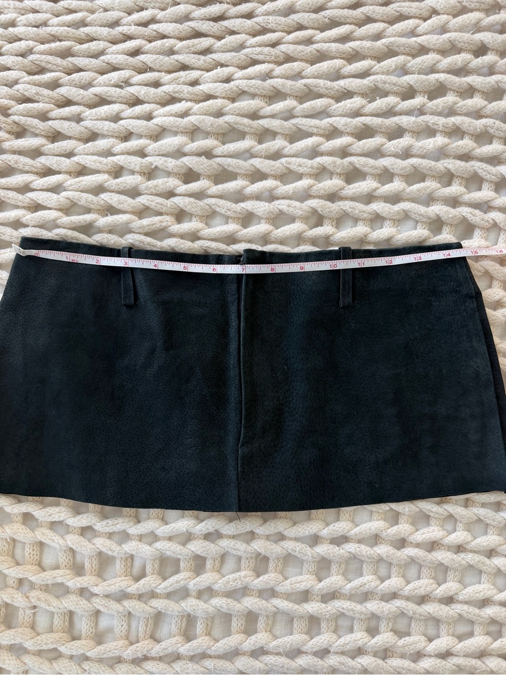Vintage leather Black Studded hustler Mini Skirt - Womens - Picture 6 of 8